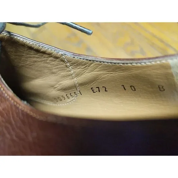 Salvatore Ferragamo‎ Brown Brogue Leather Platform Pumps Size 10B Style DQ96651